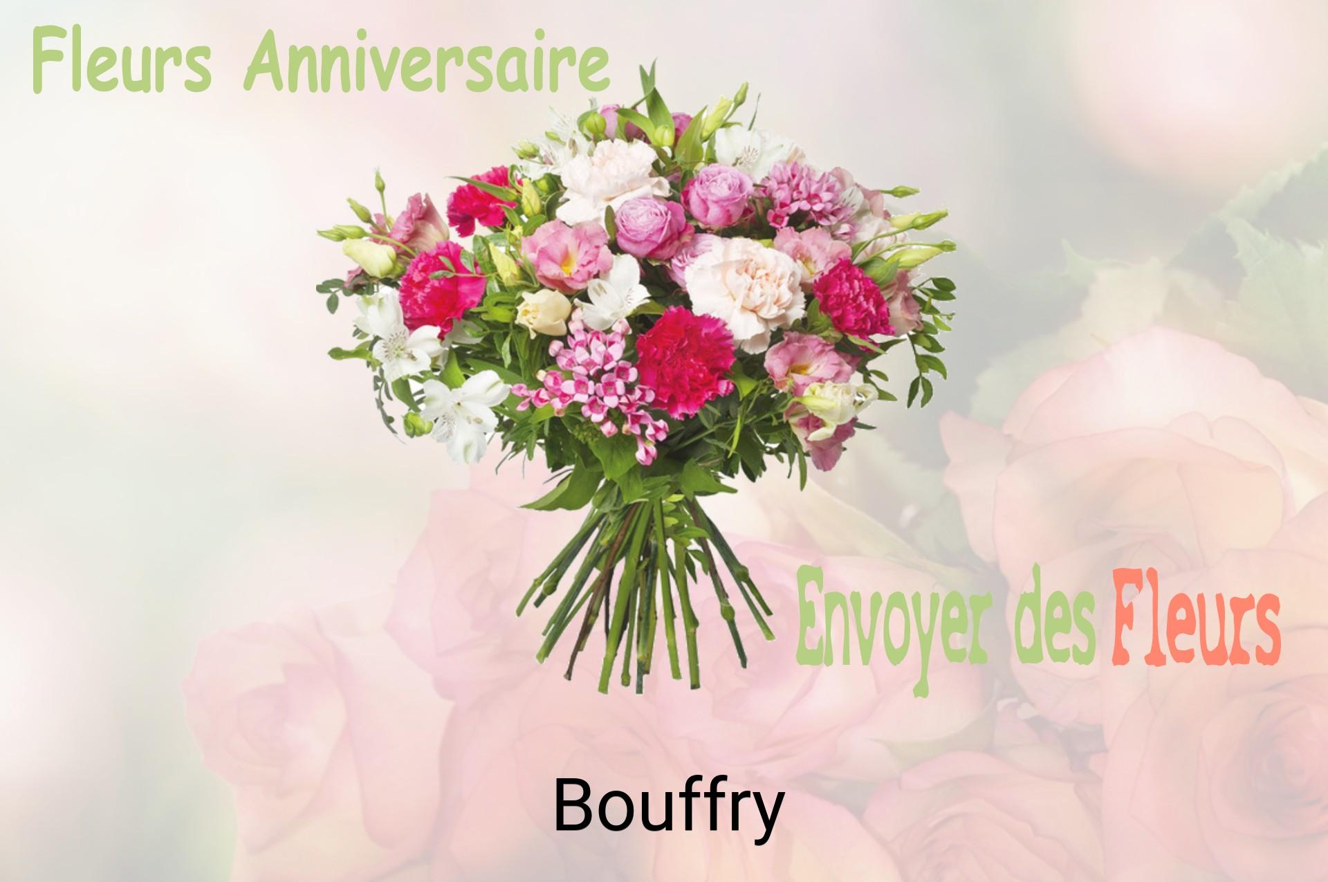 Bouquet de fleurs d’anniversaire livré à Bouffry