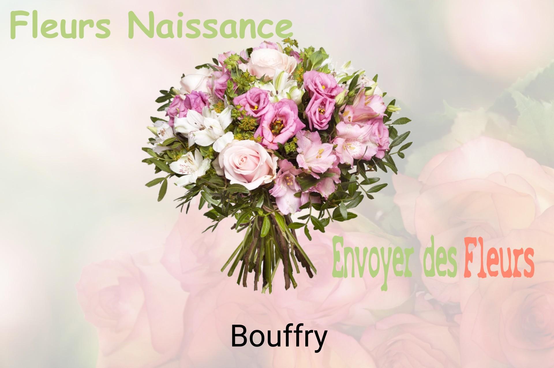 Bouquet de fleurs de naissance livré à Bouffry